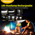 LED Headlamp Rechargeable 2PCS, 230 COB Super Bright Head Lights for Work, Hiking, Running, Camping Gear
