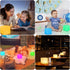 BALMOST 6-in Dimmable 16 4 LED Cube Night Light, Rechargeable LED Light Cube w/Remote, RGB Color Changing Modes Light