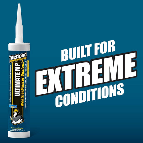 Titebond WeatherMaster Ultimate MP Sealant 73991-9.5 Oz. Cartridge - Crystal Clear