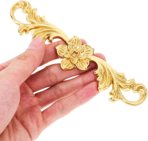 148X35X24Mm, Brass Double-Hole Cabinet Handle Metal Pulls for Dresser Drawers and Wardrobe Doors, Replacement Furniture