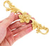 148X35X24Mm, Brass Double-Hole Cabinet Handle Metal Pulls for Dresser Drawers and Wardrobe Doors, Replacement Furniture