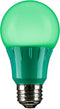 Sunlite LED A19 Colored Light Bulb, 3 Watts (25w Equivalent), E26 Medium Base, Green