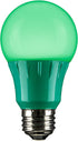 Sunlite LED A19 Colored Light Bulb, 3 Watts (25w Equivalent), E26 Medium Base, Green