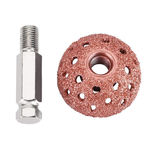 2PCS Tungsten Steel Grinding Head, Tire Buffing Wheel, 70 Coarse Grit