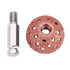 2PCS Tungsten Steel Grinding Head, Tire Buffing Wheel, 70 Coarse Grit