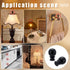 2Pcs Finials,1-1/2 Inch AHANDMAKER Black Lamp Lamp Shade Nut Screw Cap Ball Knob Finial Head Decoration Topper