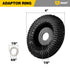 GRAFF Premium Wood Carving Disc 4 Inch - Angle Grinder Shaping and Grinding Wheel for Wood, Plastic, and Drywall