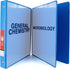 Emraw Super Great 1" 3-Ring View Binder with 2-Pockets, Available in Cyan, Great for School, Home, & Office (2-Pack)