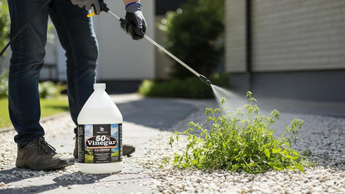 50% 12.5x (1 Belle Chemical Pure Concentrated Vinegar Stronger Indoor and Outdoor Cleaner Gallon)