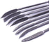 Woodworking Carving Rasping Coarse Rasps and Files, 8 PCS 5.5 X 200mm Double Ended Riffler Wood File Set