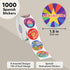 BLUE PANDA 1000 Pack Spanish Motivational Stickers for Classroom - Bulk Reward Stickers for Kids, 8 Assorted Designs