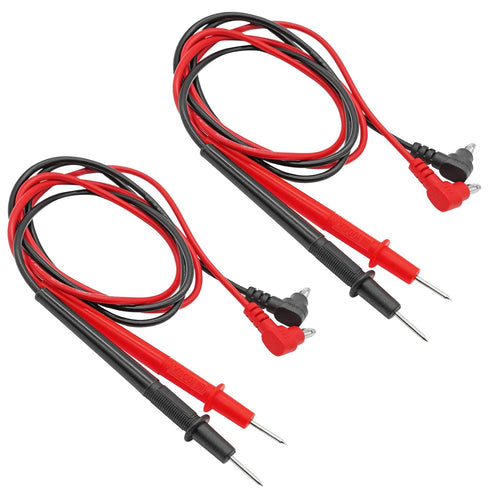 2 Pair Banana Plug Multimeter Probe Test Lead Cable, 1000V, Length 60cm, Black & Red