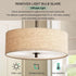 11.5" 3/8" 12-14" Round Lampshade Diffuser, Diameter with Center Hole Diffuser Lamp Shade for Drum Style Lampshades