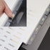 Multibey A5 Dividers - 6-Tabs with Tab Sticker Labels, 6-Ring A5 Plastic Binder Index Dividers, Translucent Set of 6