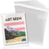 Pack It Chic - 200 Pack Clear Resealable Cello Poly Bags, 9” x 12”, Fits A4, Letter Sized Documents