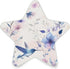 Burbuja Blue Flowers Hummingbirds LED Night Light Plug into Wall 0.2W Star-Shaped Nightlight