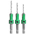 KOWOOD Pro Countersink Drill Bit Set, #6, 8, 10, 3-Piece for Wood, High Speed Steel Woodworking with Hex Key Wrench