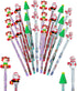 Christmas Mechanical Pencils for Kids, 36 Pack Retractable Pencils with Santa, Snowman, Elk for Party Favors