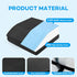CRAURU Memory Foam Post Hip Surgery Cushion Adjustable Height Hip Replacement Recovery Cushion with Non Slip Bottom