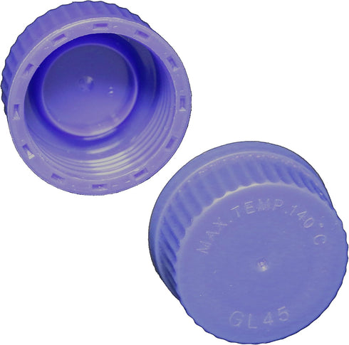 Karter Scientific 100ml Glass Round Media Storage Bottles with GL45 Screw Cap, Borosilicate Glass, Pack of 4