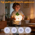 KERHAND Dimmable Carrot Silicone Night Light, Bluetooth Speaker & White Noise Machine, Touch Control Rechargeable Lamp