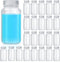 Tatuo 24 Pcs Sample Bottle Wide Mouth Reagent Bottle 8.4oz with Lids, Translucent Plastic Bottles for Laboratories