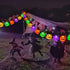 Upgraded Solar Halloween Lights Outdoor, 16ft 30LED Pumpkin String Lights with 8 Modes for Waterproof Garden Patio