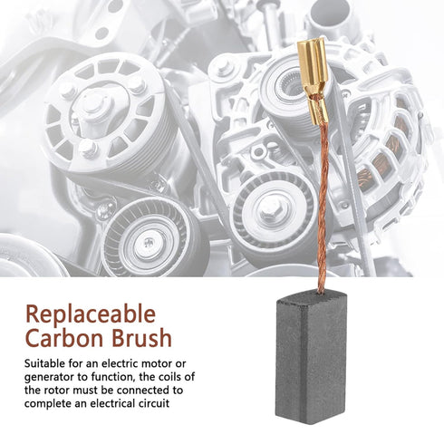 Carbon Brushes Replacement, Pack of 20 Model 100, Great Conductive Motor Replacement Part for Power Tools