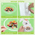 KCMOSGI 24 Pcs Easter Candy Cards with Clear Box, DIY Bunnies Eggs Chick Candy Cards, Easter Gifts for Classroom School