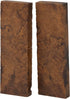 IECAP LLC Bookmatched Ironwood Knife Handle Scales, Natural Wood for DIY Crafts, Size 5 1/8 x 1 3/4 x 1/2