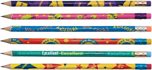 Office Depot Teacher Reward Pencils, Assorted #2, Box of 12, OD88350