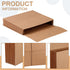 Heavy Duty Expandable File Pockets with Flap, Accordion Organizer for Office, School, Home, Letter Size Kraft