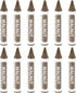 uxcell Furniture Repair Wood Markers, 12 Pcs Walnut Touch Up Filler Sticks,