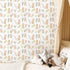 LiveGallery Cartoon Rabbit Wallpaper Lavender Wallpapers Flower Plants Wall Paper Peel and Stick Contact Paper