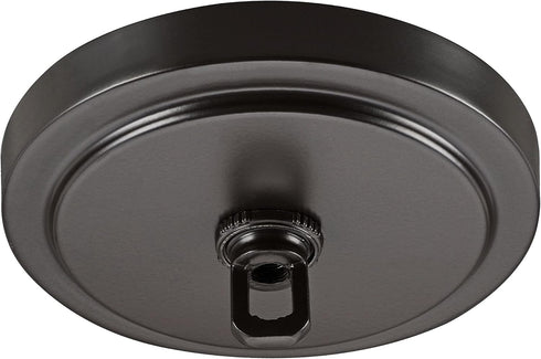 Aspen Creative 21508-11, 5-1/2" 1" Transitional Chandelier & Light Fixture Canopy Kit w/Collar Loop, Oil Rubbed Bronze
