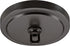 Aspen Creative 21508-11, 5-1/2" 1" Transitional Chandelier & Light Fixture Canopy Kit w/Collar Loop, Oil Rubbed Bronze