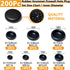 Grommet 70 Pack 7 Grommets Rubber Kit - Sizes Firewall Rubber Hole Plugs Rubber for Wiring, Automotive, Home