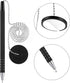 Security Pen Set with Bead Chain and Holder, Desktop Pens with Chains, Blank Ink Refills for Office Supplies