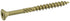 Power Pro 42482 Wood Screws, 9" x 3", Coarse Thread, Epoxy Coated, Outdoor Rust Resistant, Bronze, 50pcs Pack