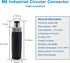 M8 3 Pin Male & Female Socket Panel Aviation Wire Connector, 8mm Industrial Circular Sensor, 4 Sets, Outdoor Waterproof