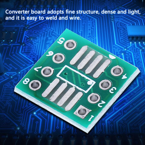 100PCs SOP8 SSOP8 to DIP8 Adapter Board Converter Module for Printed Circuit Board