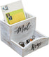 MyGift Shabby Whitewashed Solid Wood Mail Holder and Key Organizer, Entryway Storage Tray for Office