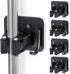 YUWANTING Stainless Steel Broom Holder, Heavy Duty, Rust Resistant, 4 Gripper Positions with