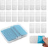Mellisore 24pcs 2.3x1.1in Adhesive Metal Plates for Magnetic Mount, Metal Strips for Magnets Steel Strips with Adhesive