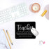 Teacher Appreciation Mouse Pad,Mouse Pads for Desk Accessories Office Gaming Working,Teacher Gifts for Women Men,Teacher Gifts from Student,9.5x7.9 inches by QIYUHOY