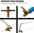 Coping Saw Heavy Duty Metal Woodworking Hand Saw, Fast Cutting Non-slip Hacksaw with 8 Pieces Scroll Saw Blades