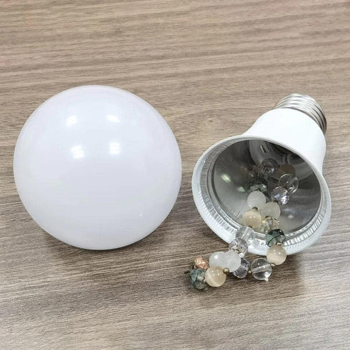 White Light Bulb Safe Box, Realistic Decoy Hiding Storage with Hidden Compartment for Safe Accessories