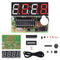MiOYOOW 4-Digit Digital Clock Kits with PCB, DIY Alarm Clock Soldering Project