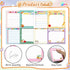 9 Teacher Appreciation Week Gifts Sticky Notes - Pcs Cute Self Stick Notepads Apple Pen Book Design Adhesive Memo Pad