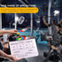 Hilitchi Film Movie Cut Action Board, Acrylic Plastic Slate with Color Sticks and 5 Whiteboard Markers